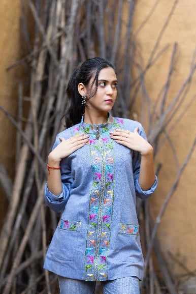 Sohni Phulkari Jacket
